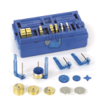 Precision disc weight set (0.5g resolution)